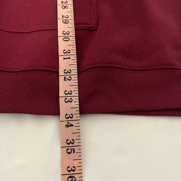 No boundaries Unisex Sherpa Hoodie Size XL (19) Burgundy Super Warm - Picture 9 of 9